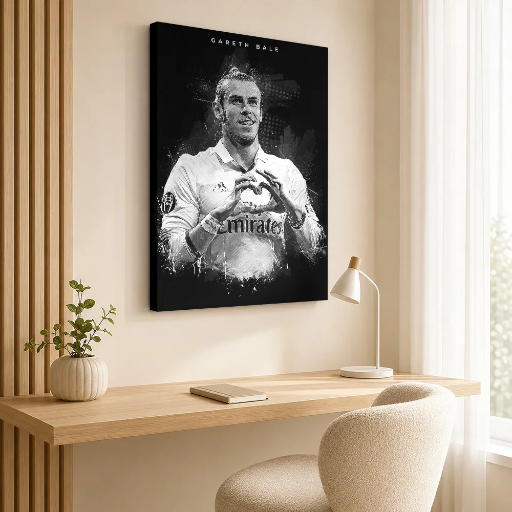 Argentina Number 10 Soccer Jersey Canvas Print Poster Bold Style Wall Art With Personalized Photo For Games Room Ideal Fan Gift