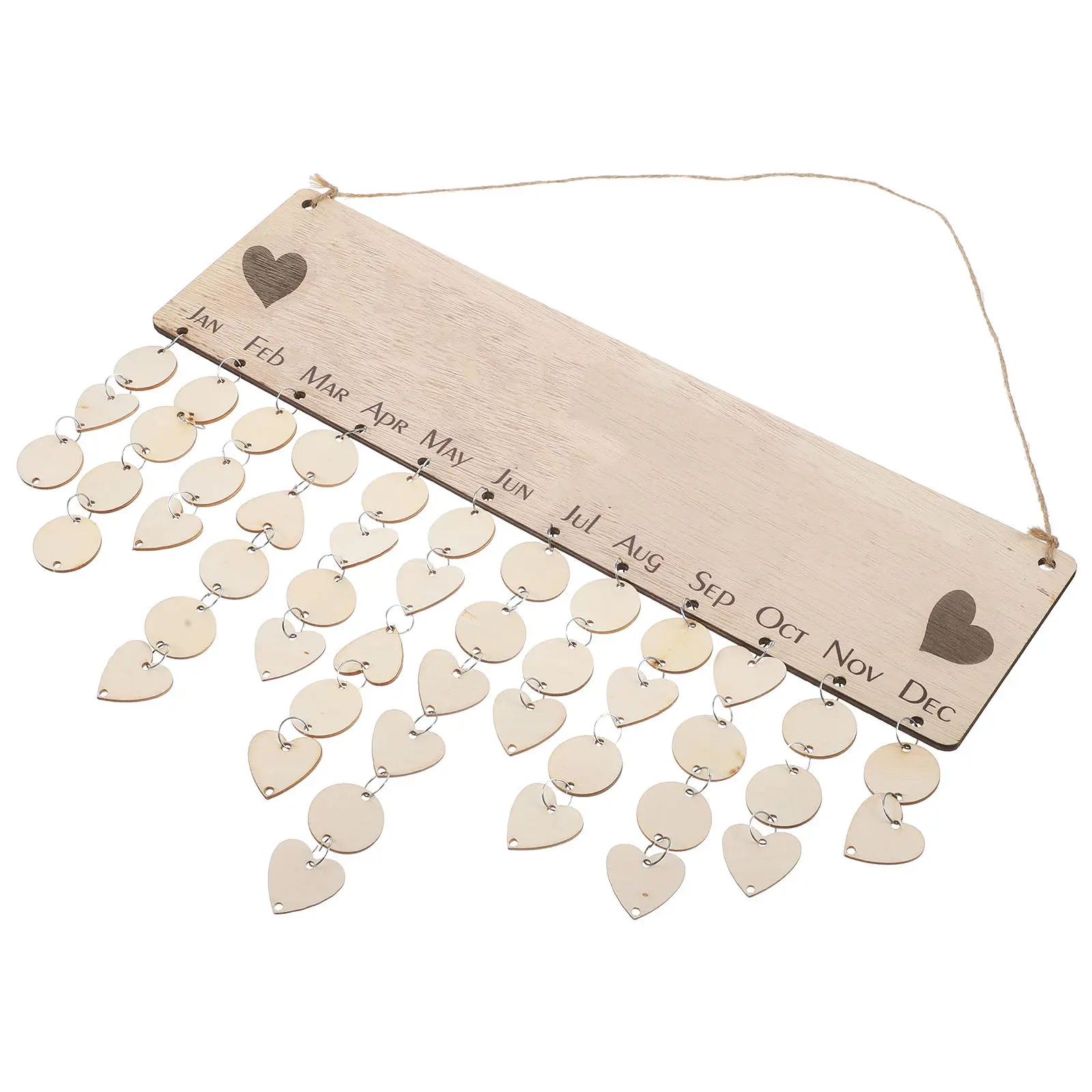 

1 комплект деревянных настенных календарей, подвесная доска для напоминаний о днях рождения, табличка с датами семейных дней рождения, прозрачный лунный календарь для ежедневного использования