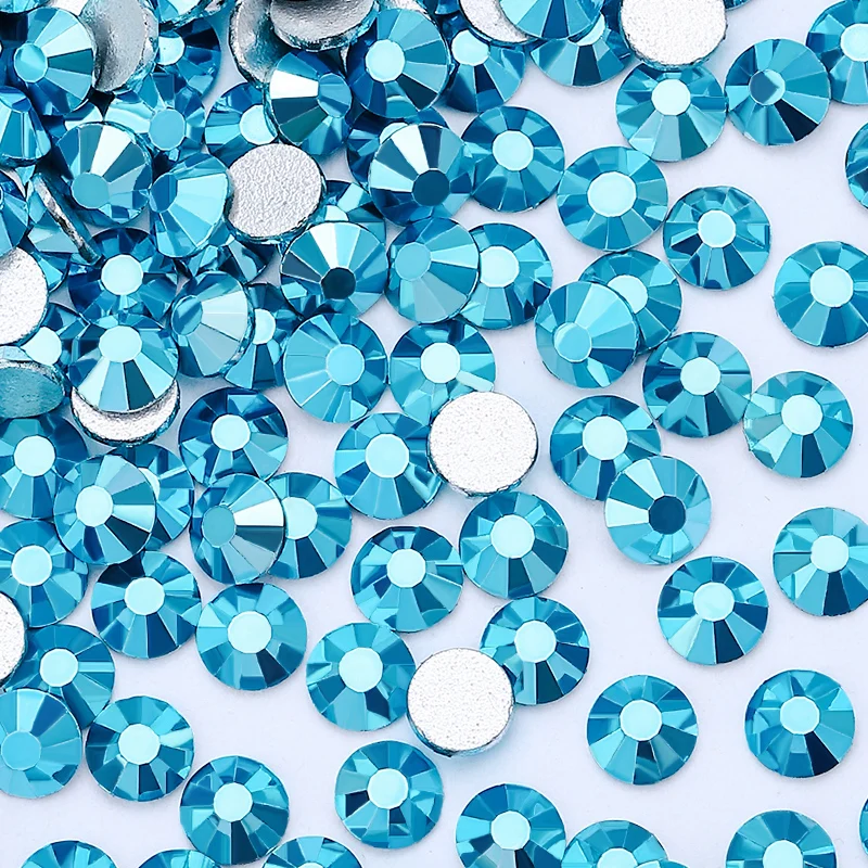 QIAO SS6-SS30 Metallserie Nicht-Heißfix-Kristall-Strasssteine Super Glitzernde Glas-Flachkristalle für Bastelarbeiten DIY Nagelkunst – Detail 4