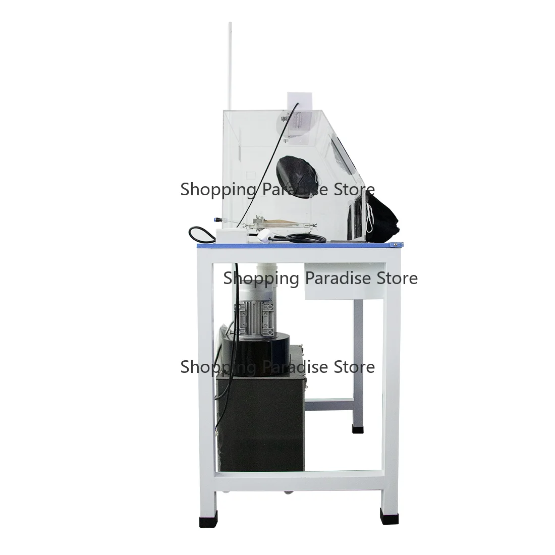 2250W Jewelry Polishing Machine with Dust Collection System Grinding Buffing Equipment for Gemstone Craft Making