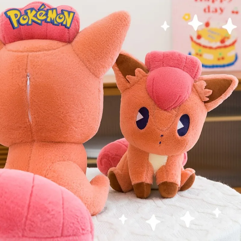 

35/45/60cm Big Size Pokemon Vulpix Anime Plush Stuffed Doll Cartoon Room Decoration Plushies Children's Pillow Holiday Gift