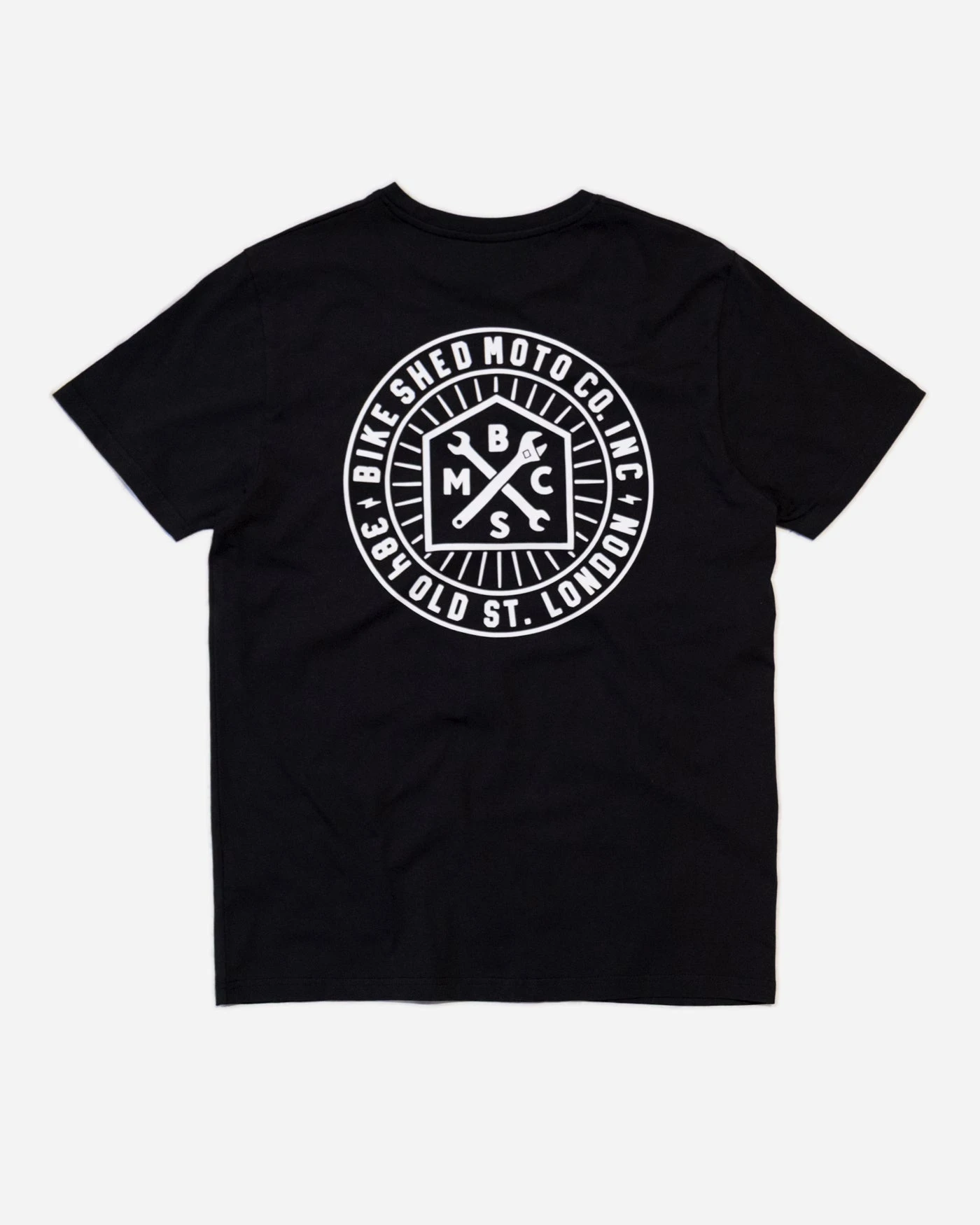 Black London Roundel Motorcycle Retro Brand Graphic Tee Cotton Mens Womens T-Shirt Outdoor Casual Top