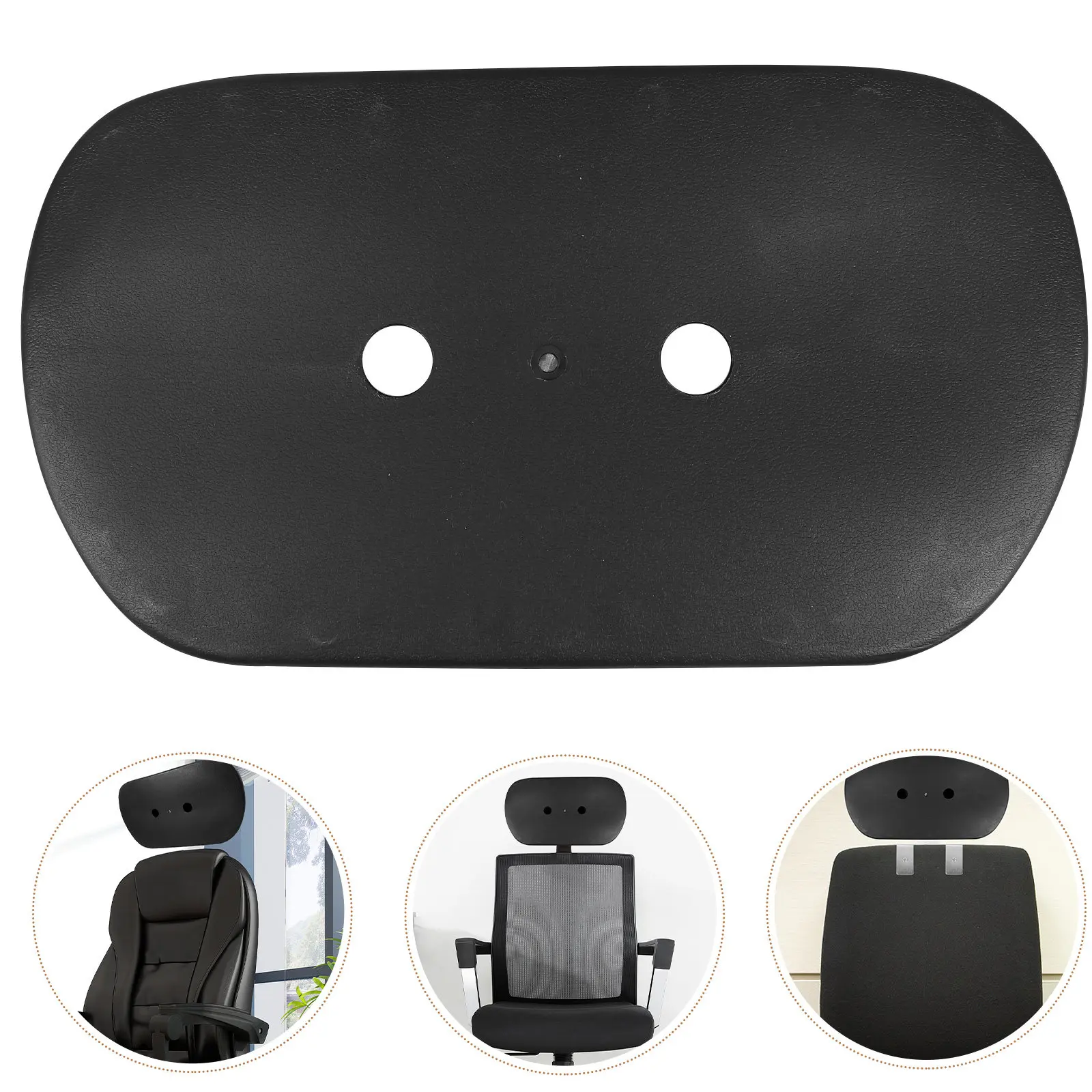 Small Office Chair Neck Support Attachable Headrest Comfortable Typing Meetings Design Office Furniture Black Ergonomic Lumbar