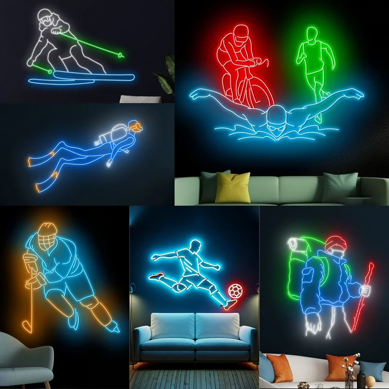 Custom Led Neon Signs Light Letters Name Personalized LED Channel Logo Signage for Gym Shop Business Wedding Room Drop Shipping