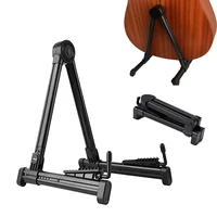 Miwayer Soporte de guitarra universal ajustable: soporte plegable ABS/silicona para guitarra acústica/eléctrica, ukelele, violín y banjo