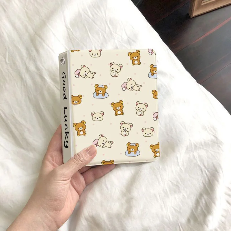 

Милый Rilakkuma 3-дюймовый фотоальбом Kawaii студенческий портативный водонепроницаемый открытка для хранения мгновенной камеры фотоальбом подарки для девочек