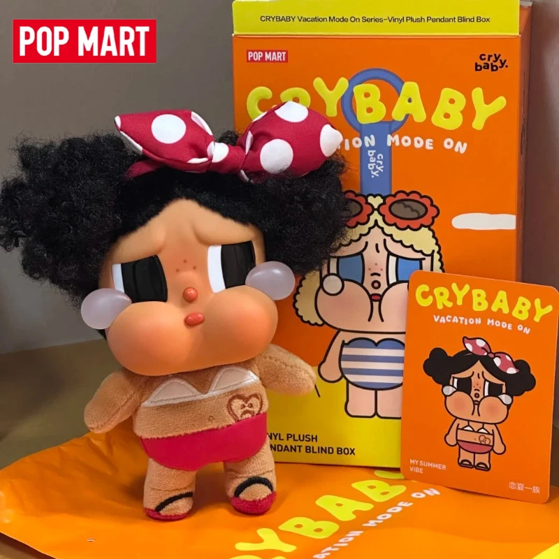Genuine POP MART CRYBABY Vacation Mode on Series Blind Box Gloomy