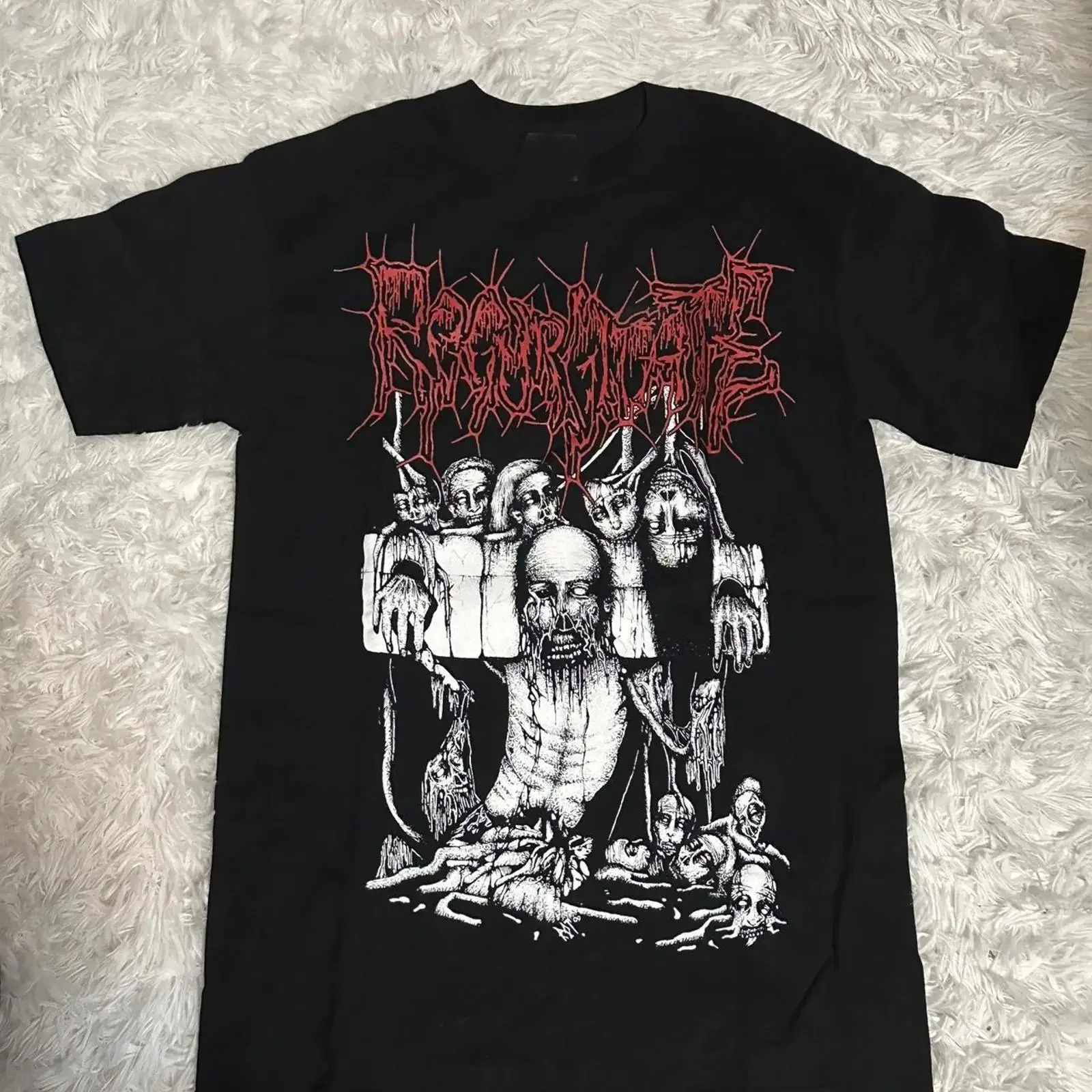 Regurgitate Bestial Sons of Devastation T Shirt Black All Size S to 5Xl OM2048 vintage Washed fashion Comfortable Slightly Soft