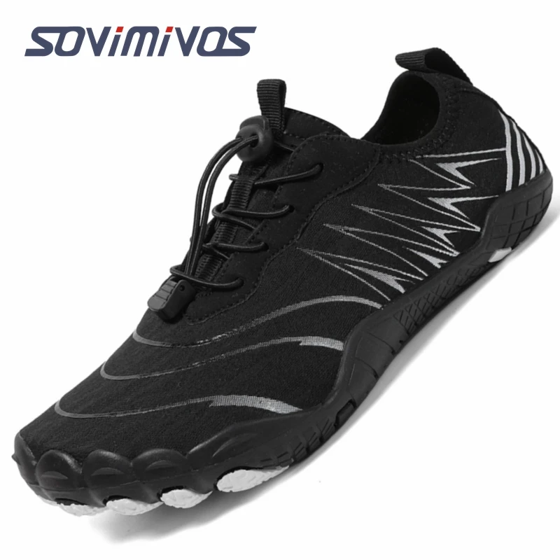 

SOVIMIVOS Barefoot Shoes for Men & Women | Wide Toe Box Zero-Drop Minimalist Trail Running Hiking Shoe Tenis Masculino De Mujer