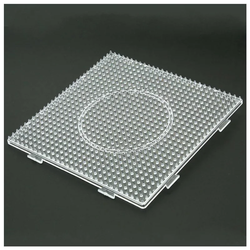 AP-24Pcs ABC Clear 145X145mm tablero de clavijas grande cuadrado para Hama Fuse Perler Bead