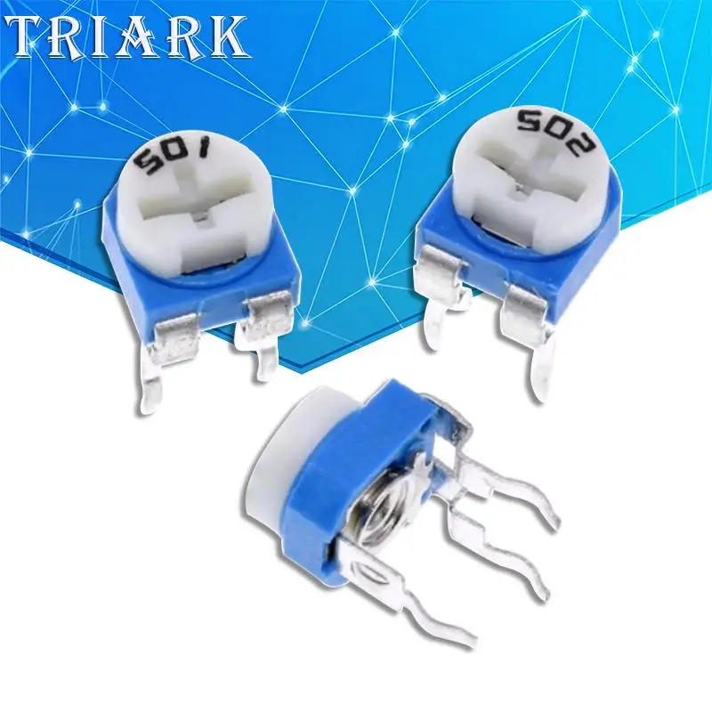 20-50PCS RM065 100 200 500 1K 2K 5K 10K 20K 30K 47K 50K 100K 200K 500K 1M 2M Ohm Trimpot Trimmer Potentiometer Variable Resistor
