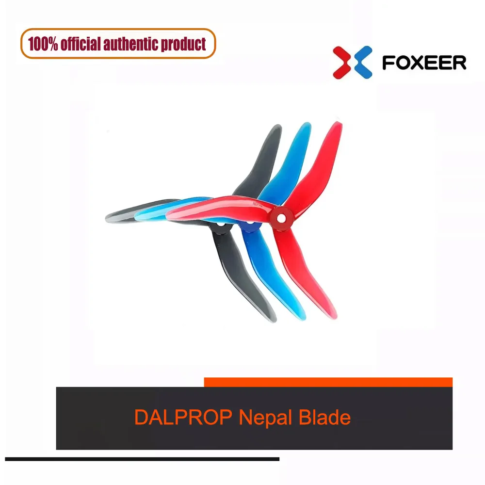 

Пропеллеры Foxeer DALPROP Nepal N1 5143 N2 T5142.5, 3-лопастные, FPV, CW/CCW, POPO, для фристайла, для RC дронов и FPV гонок