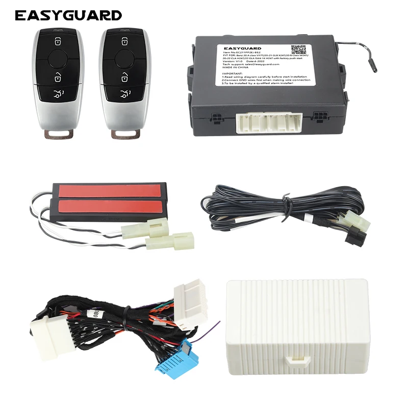 EASYGUARD CANBUS PKE Passive Keyless Entry Remote ignition start Push Start fir for V177/X247/W247/H247/SW41K A/B/GLB/CLA/GLA