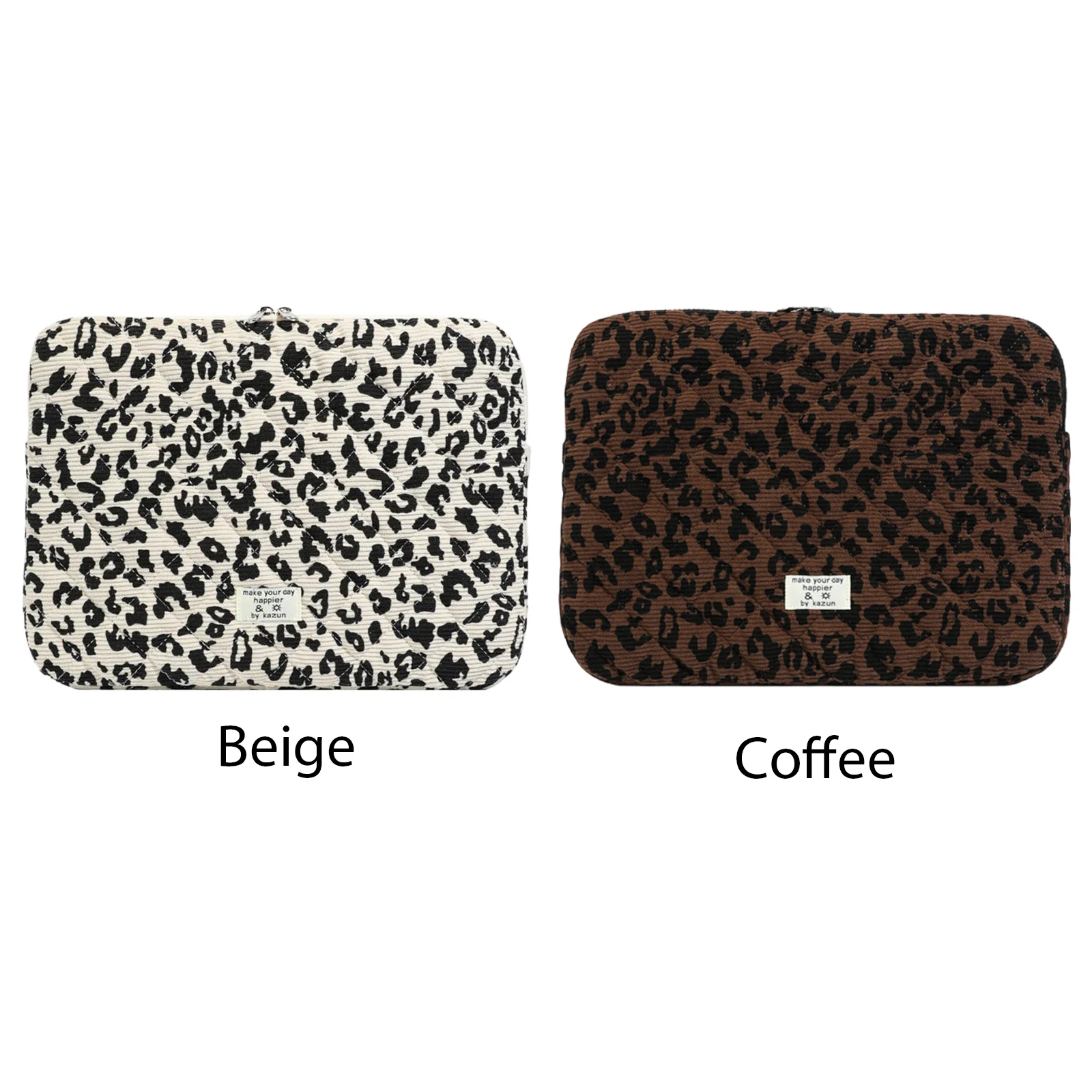 Leopard Print Laptop Carrying Case Computer Carrying Bag Computer Sleeve for 11/13/15 Inch Laptops