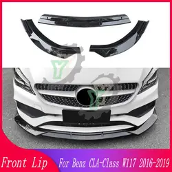 Per Mercedes-Benz CLA C117/W117 180 220 260 200 2016-2019 Styling modificato paraurti anteriore labbro mento decorazione Tuning accessori