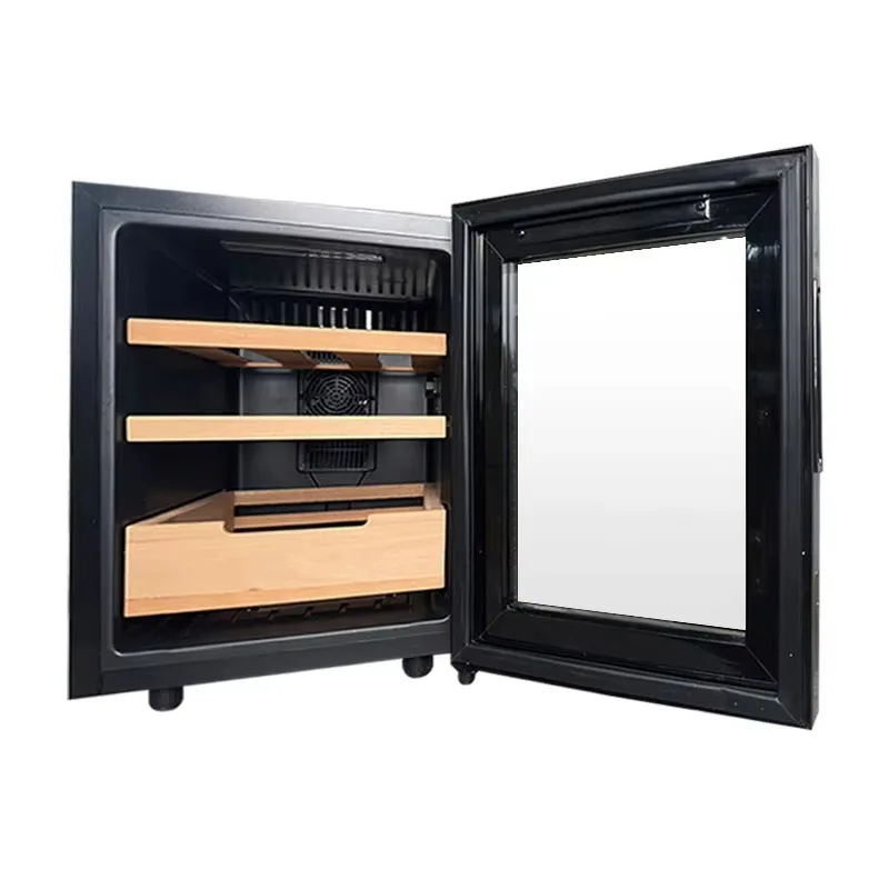 High Quality Customized Intelligent Cigar Cabinet  Temperature Cigar Humidor Cabinet