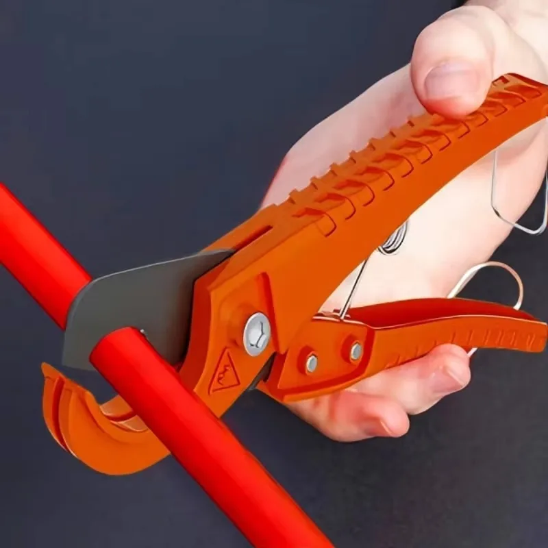32mm Ratchet Pipe Cutter Home 32mm Pipe Cutter, PPR, PVC, PP, PE Plastic Pipe Cutting Tools, Cordless Water Pipe Cutter/Scissors