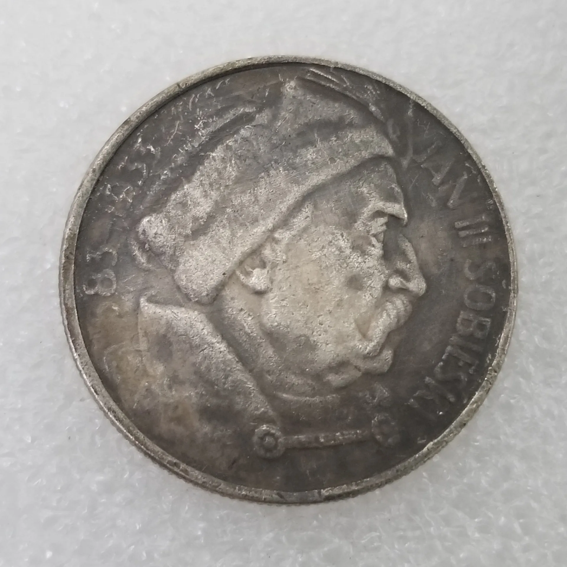 Monedas de oro y plata originales de Polonia, monedas mágicas coleccionables para decoración del hogar, juguete de la suerte, regalos de Navidad #1975
