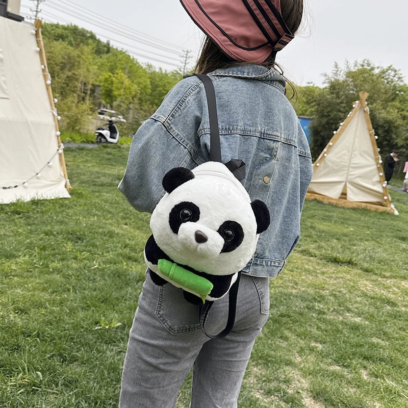 2023 New Fashion Internet Celebrity Cartoon Plush Doll Bag Soft Cute Girl Backpack