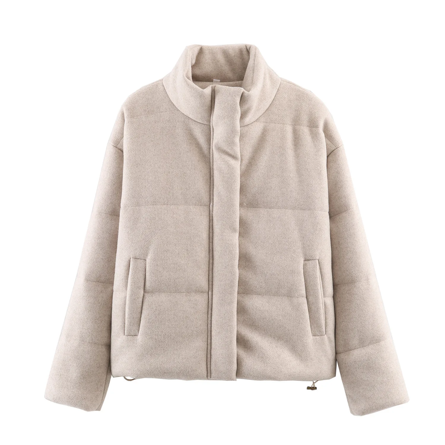 

Women's Fashion Casual Stand Collar Warm Cashmere Jacket SC2T