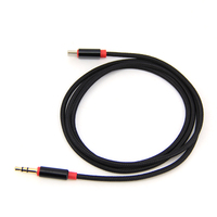 Type C male to 3.5mm 3 pole male Audio Cable Adapter Nylon For USB C Earphone Jack Aux 1M Wire For Phone Car Stereo Speaker