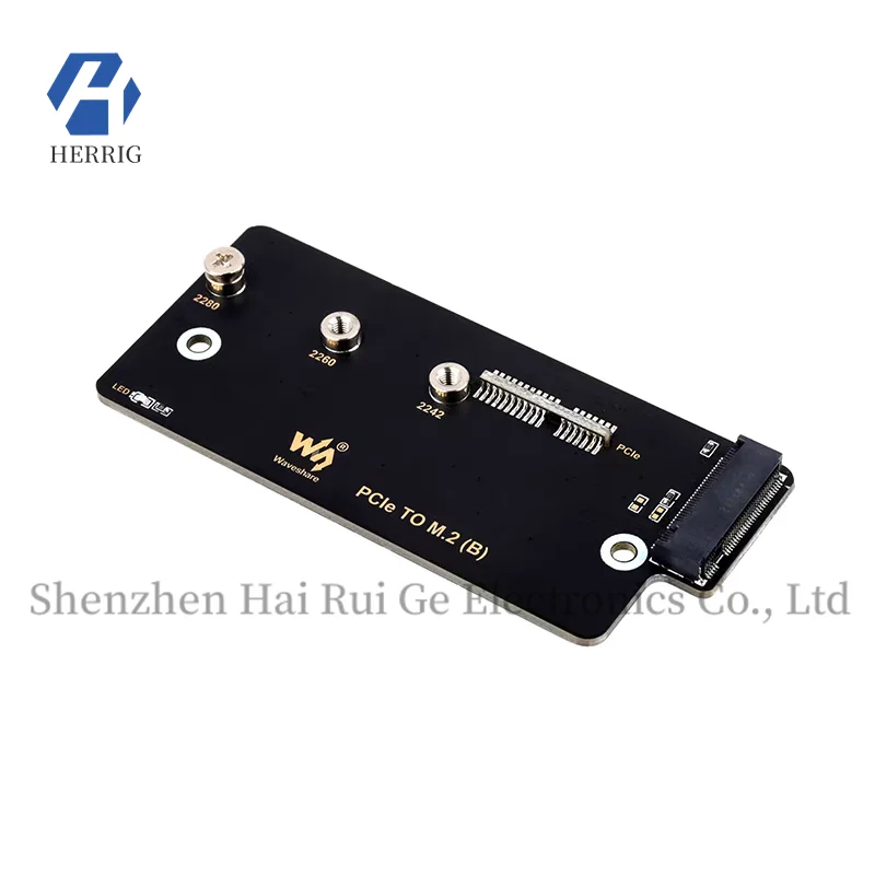 MicroSnow Raspberry Pi CM4 PCIe to M.2 Expansion Board SSD Solid State Drive Card NVMe Protocol High-Speed Read and Write