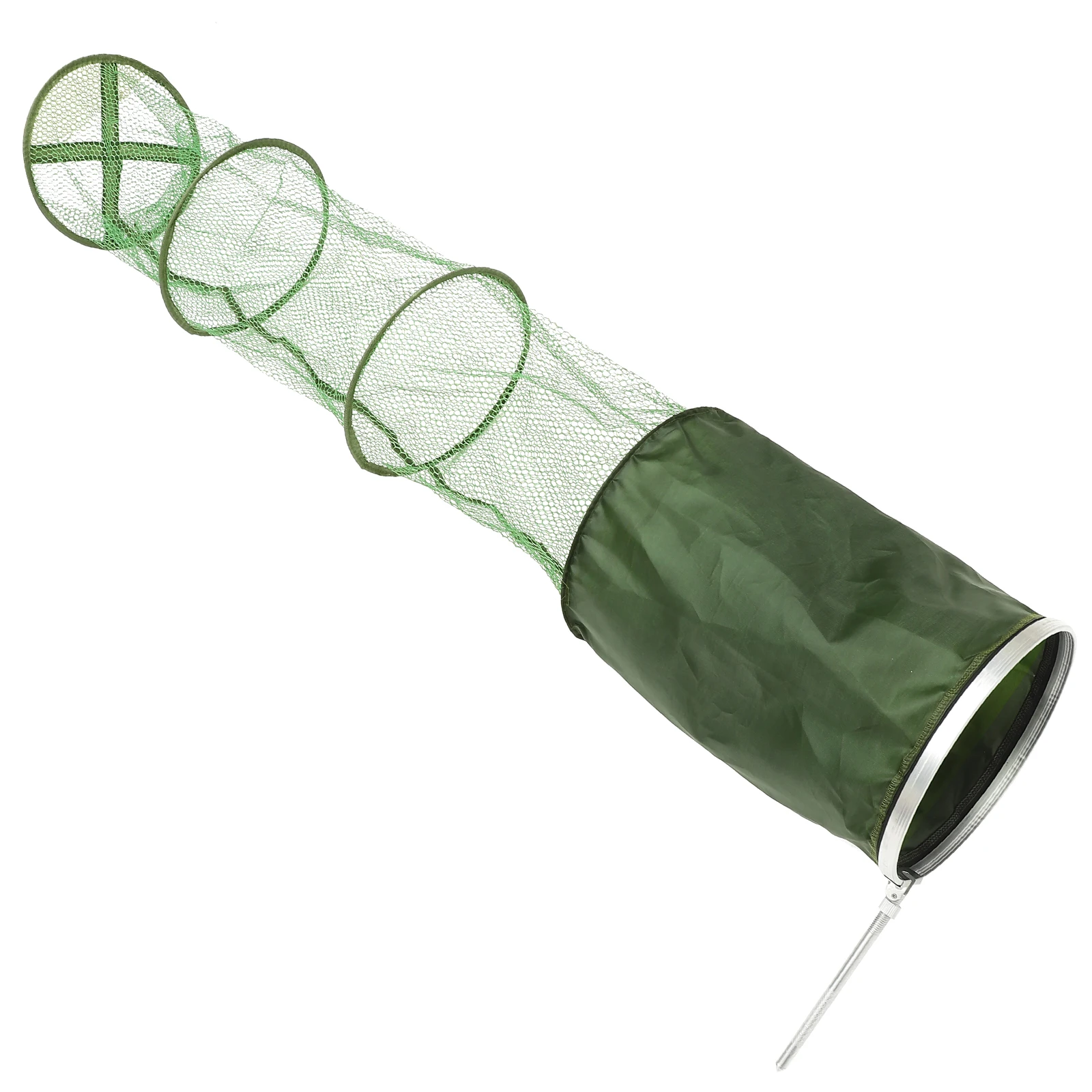 

Fishing Net Rubberized Mesh Durable Strong Bearing Capacity Foldable Fish Container Pond River Boat Fishing Tools Tuck Net