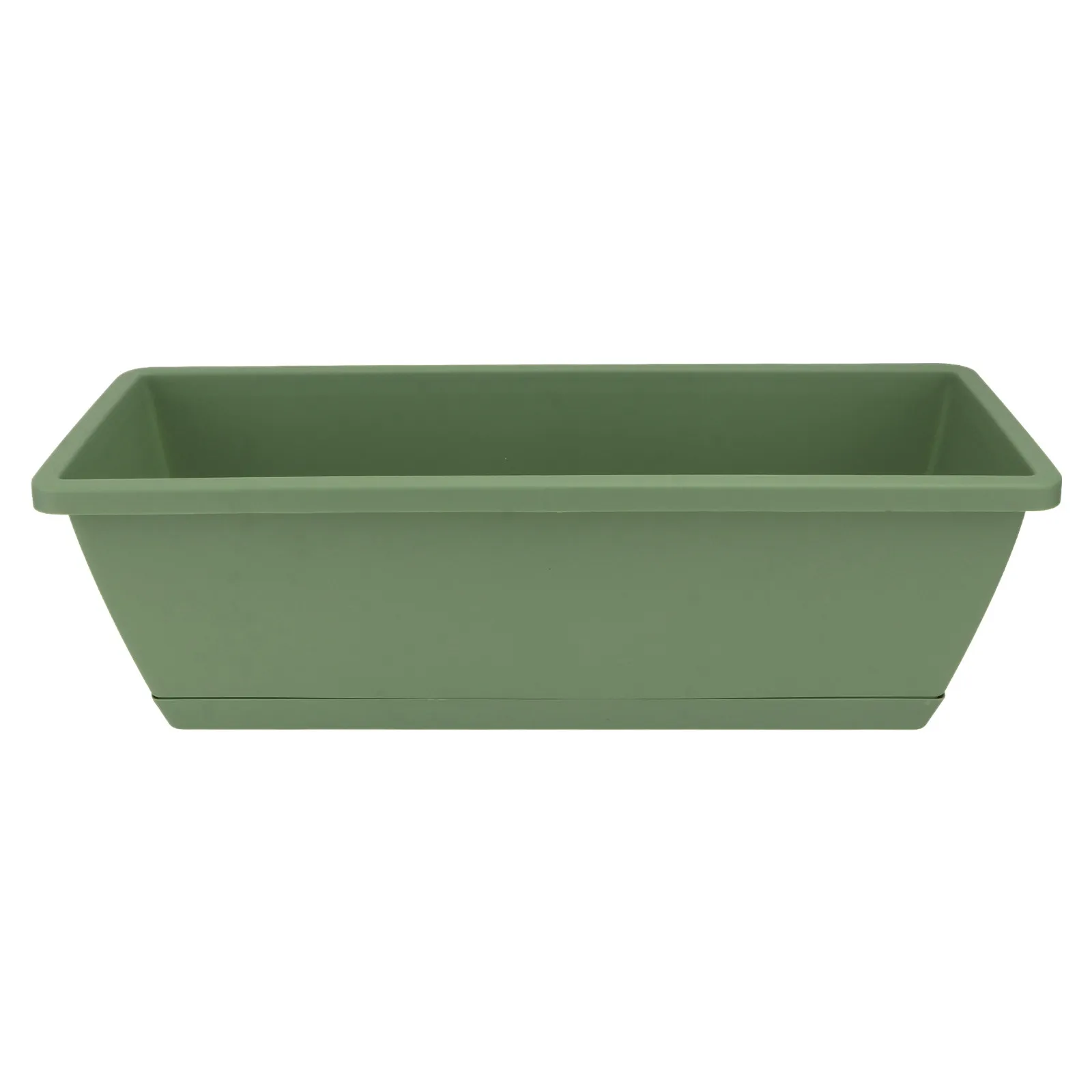 1Pcs Garden Plant Pot Resin Thickened Rectangular Flowerpot for Vegetables Indoor Outdoor Balcony Breathable Nursery Planting