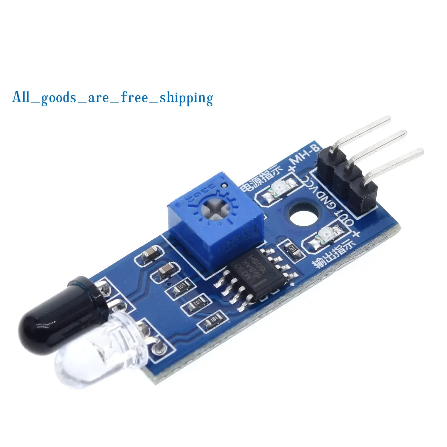 1/5/10/20/50PCS IR Infrared Obstacle Avoidance Sensor Module for Arduino Diy Smart Car Robot Reflective Photoelectric 3PIN