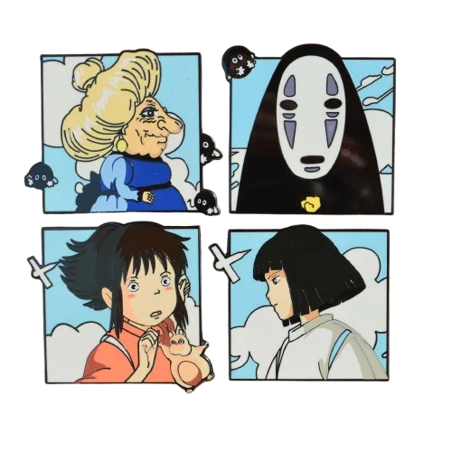 مانغا أنيمي الصلب المينا دبوس لطيف اليابانية شارات على ظهره دبابيس معدنية التلبيب دبابيس المشجعين مجوهرات تأثيري اكسسوارات اللعب