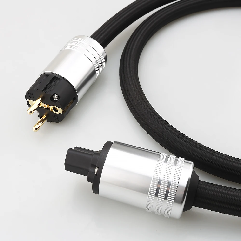 HiFi Audio Power Cable OCC Copper European Standard for CD Players Tube Amplifiers Power Amplifiers