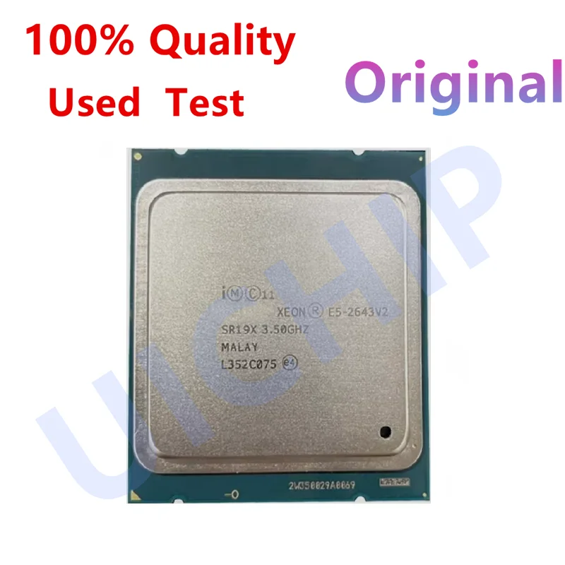 100% Original Xeon E5 2643 V2 3.50GHz 6-Cores LGA 2011 processor