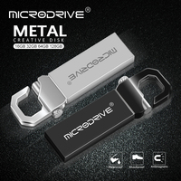 USB Flash Drive 2.0 8GB Waterproof Pendrive 64gb 32gb Metal Memory Stick High Speed 128G 16gb Flash Pen Drive U Disk