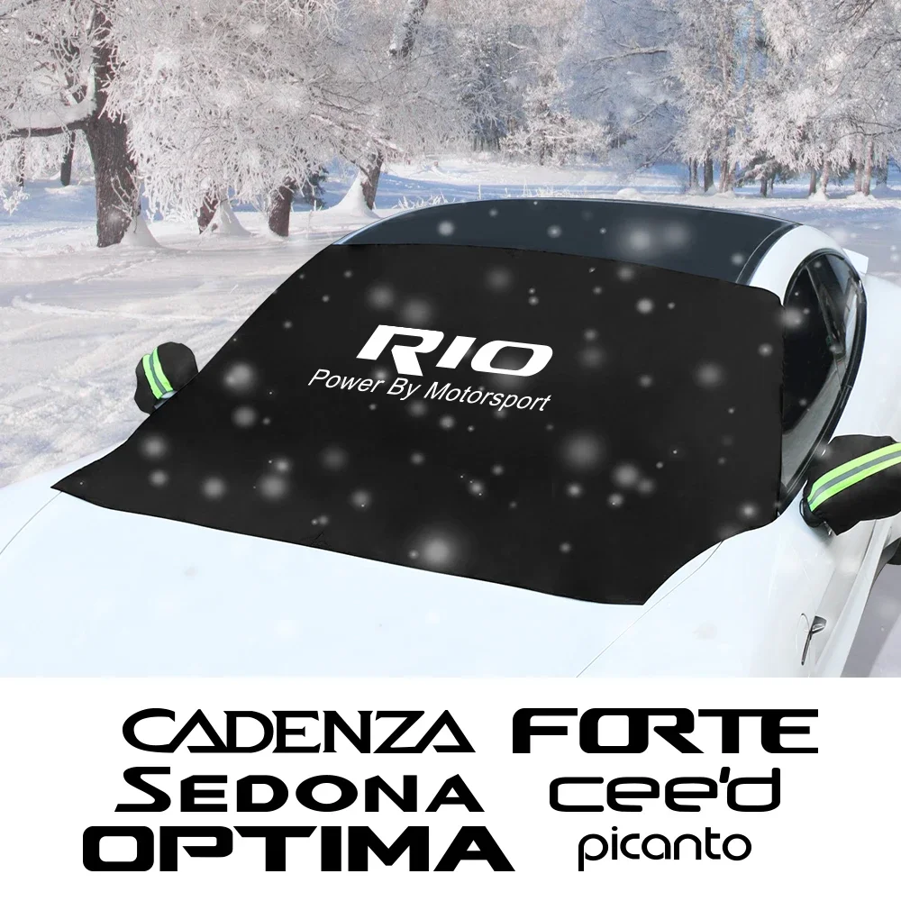 

Car Windscreen Sunshade Window Snow Shade Cover Accessories For Kia Rio Picanto Ceed Forte Optima Sedona Cadenza K9 Telluride