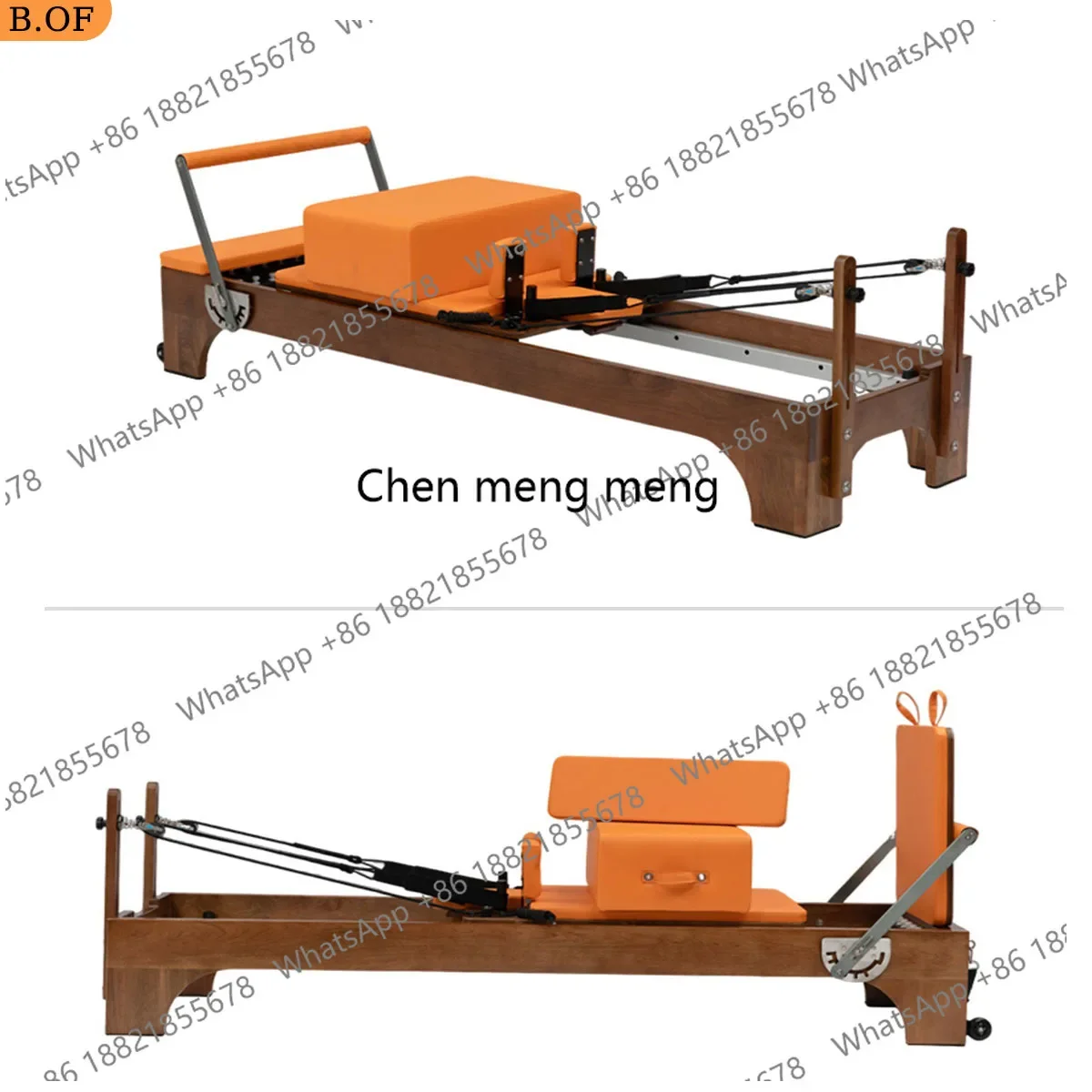A49 Pilates Reformers Machine Pilates Bed Exercise Equipment Gym Fitness Equipment Yoga Studio Home Women Foldable