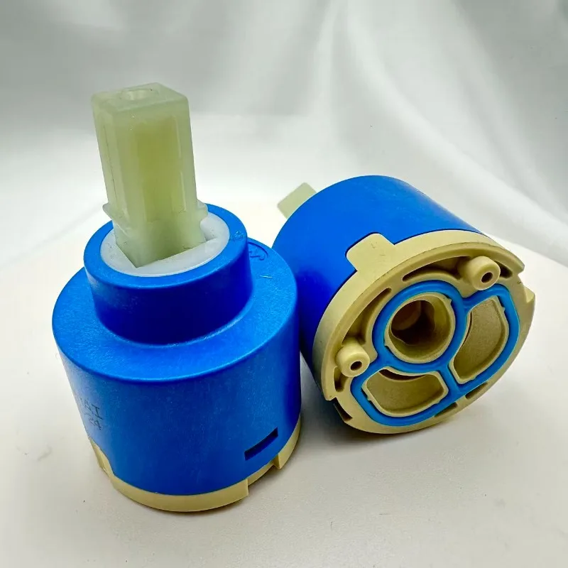 40mm Standard Ceramic Faucet Valve Core Cartridge Replacement Part with Filter - No Distributor Included