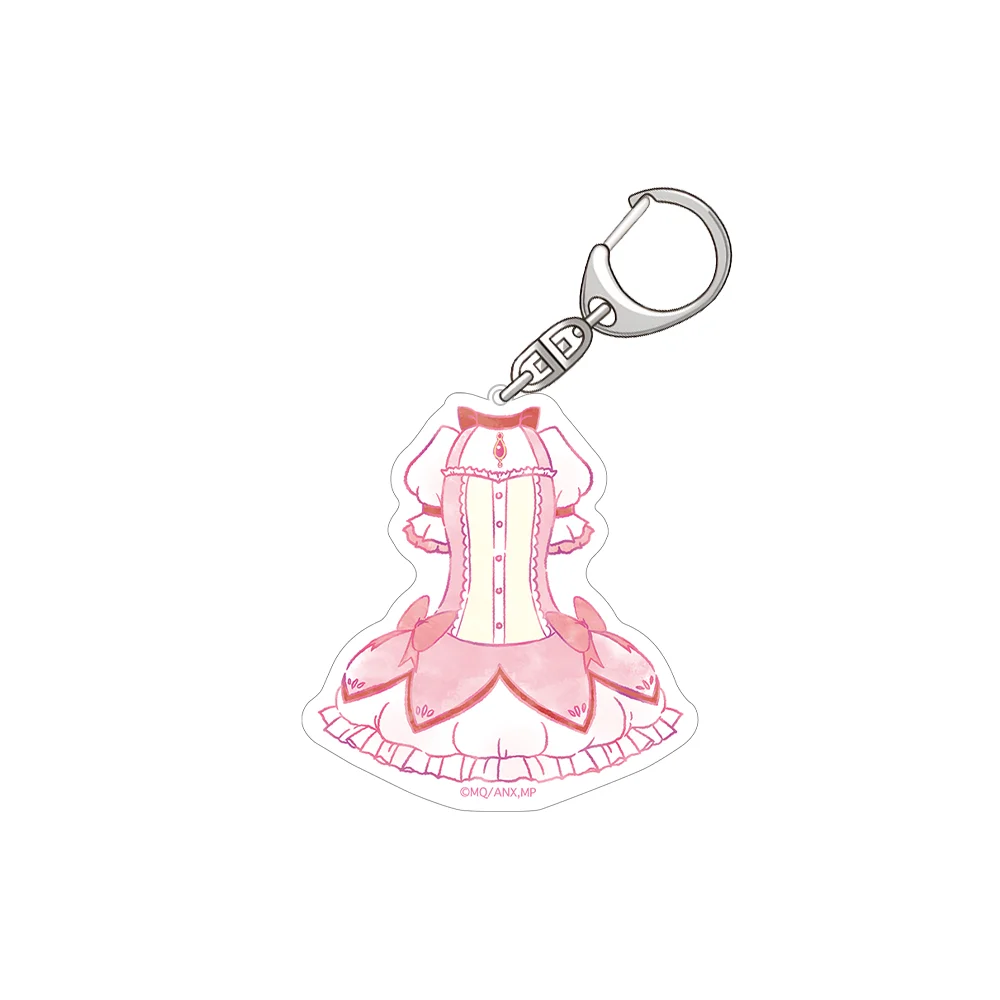 Puella Magi Madoka Magica battle dress Official HD Acrylic Keychain Bag pendant anime goods Bag Charm Fans Gifts Holiday Gifts