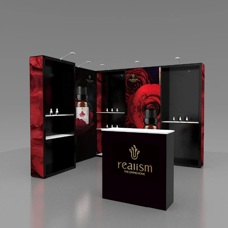 10x10 Custom Metal Display Stand Trade Exhibition Booth Trade Show Display Stands