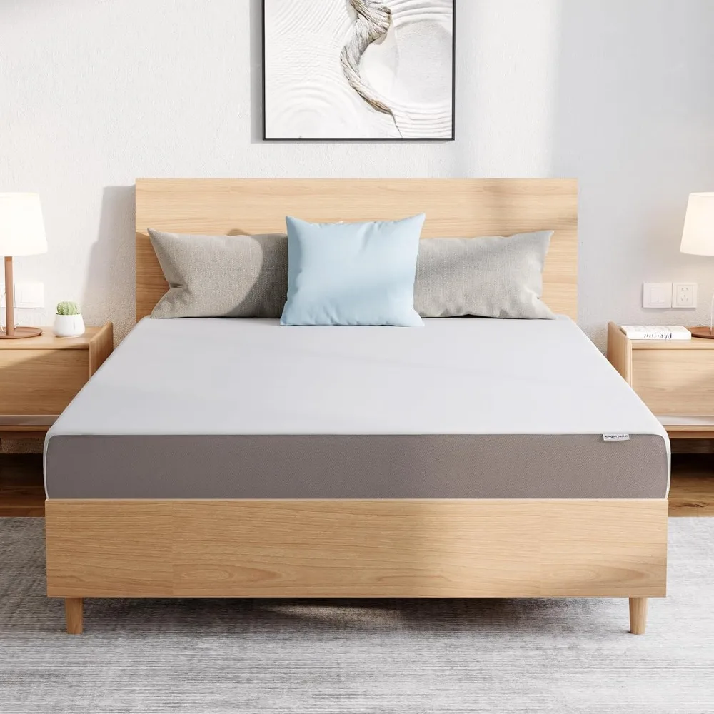 

6 Inch Twin Size Memory Foam Mattress for Refresh Sleep, Pressure Relief, Medium Firm Mattresses with Certified, Mattresses