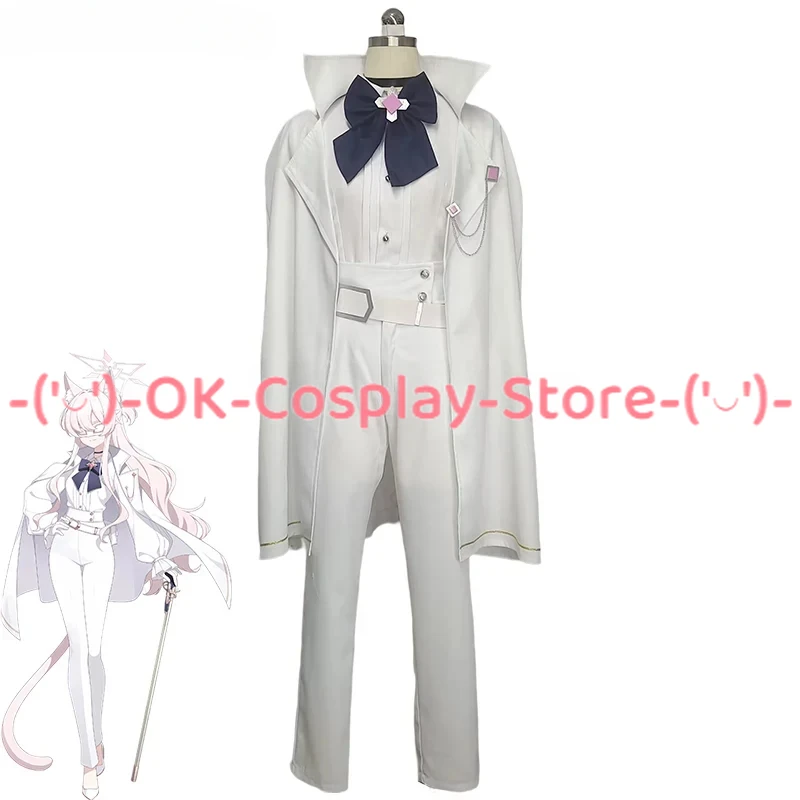 

Game Blue Archive Akira Cosplay Costume Cute Party Suit Coat Shirt Pants Halloween Carnival Uniforms Anime Clothing Custom Made