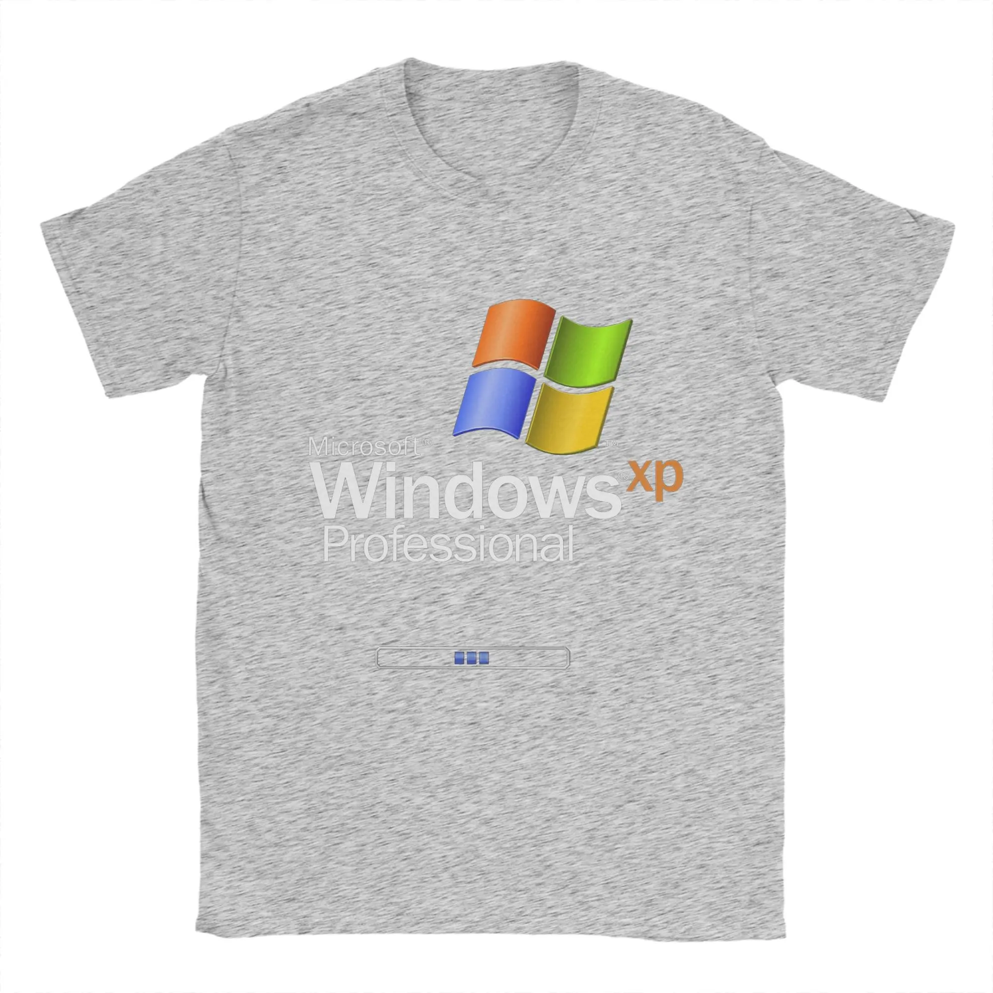 Windows Xp T-Shirt Men Vintage Cotton Tees Round Collar Short