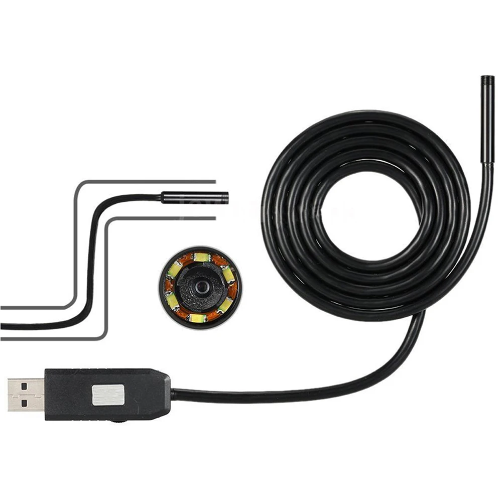 

7Mm 2M Ip67 Waterproof Hd For Phone Pc Inspection Tool With Led Light Recording Underwater Gap