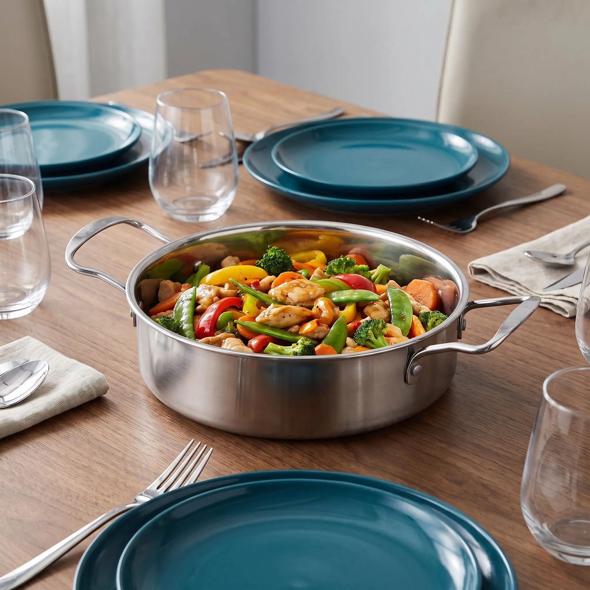 Paella Pan Steel - Stainless Steel Paella Pan Deep Frying