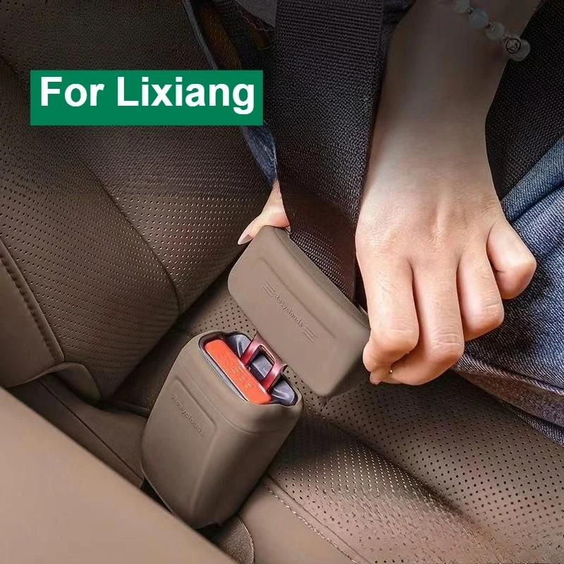 

For Li Lixiang L6 L7 L8 L9 I8 I6 MEGA Car Seat Safety Belt Socket Protective Cover Ideal Car Seatbelt Scratch Resistant Cover
