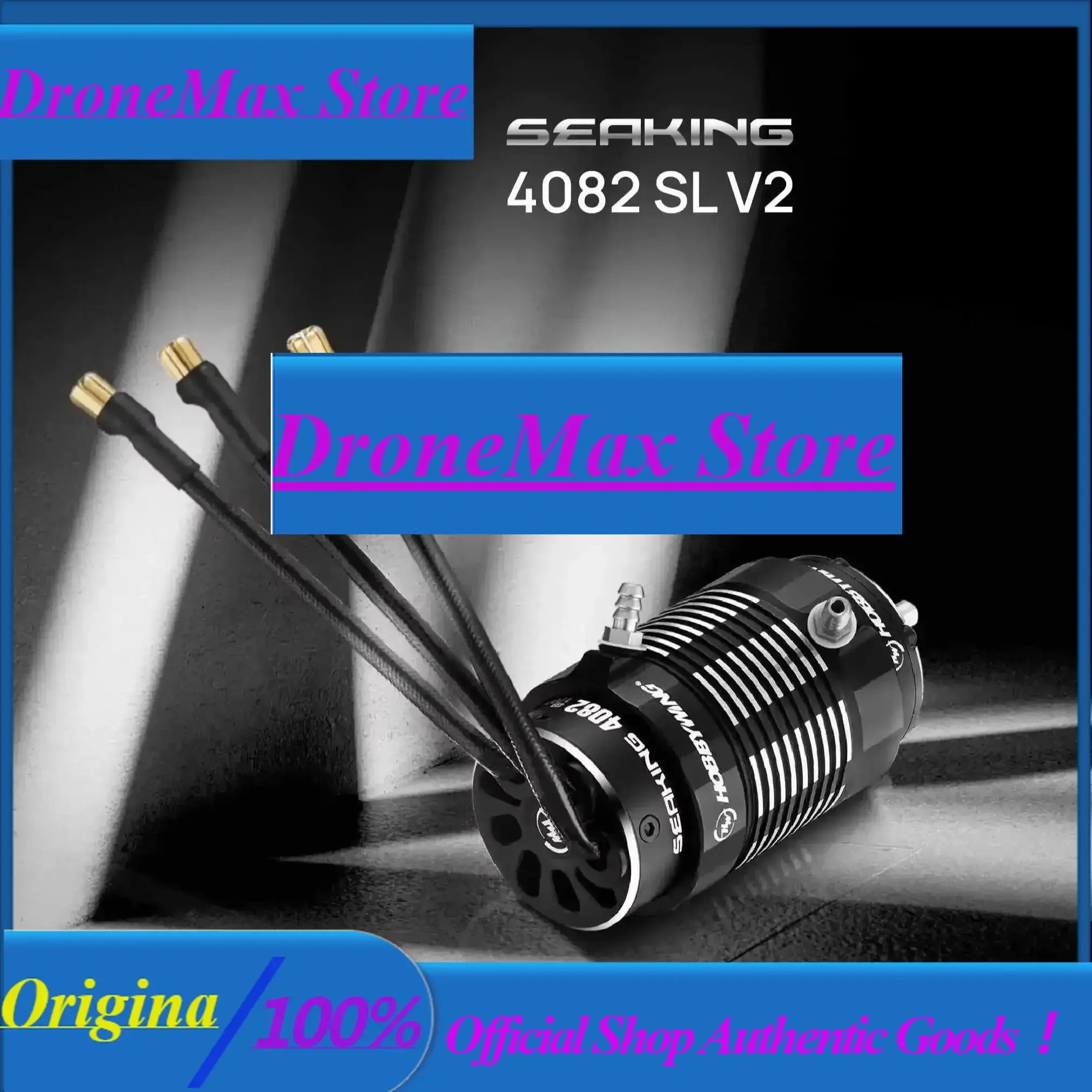 DroMaHobbywing Seaking 4082SL Brushless Sensorless Motor V2 1700KV/2100KV For RC Boats