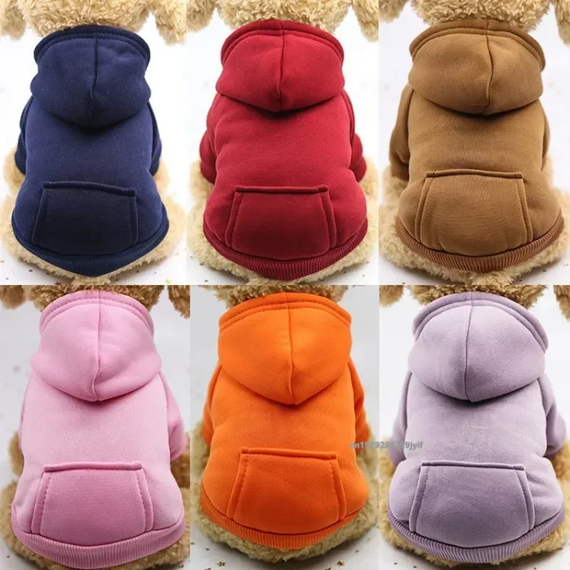 Winter Dog Hoodies Sweatshirt Jacket for Small and Medium Dog Pet Coat Puppy Clothes Chihuahuas Bulldog Costume Puppy Pet Autumn