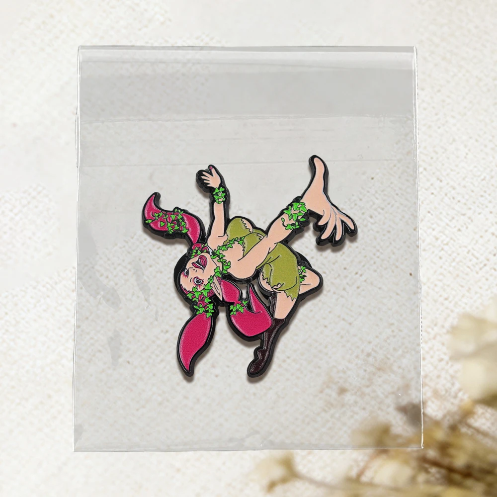 Großartige Feen-Emaille-Pin Ocarina-of-Time Klassischer Spielcharakter-Brosche Nostalgisches Videospieler-Sammlerstück Schmuckgeschenk für Fans – Detail 12
