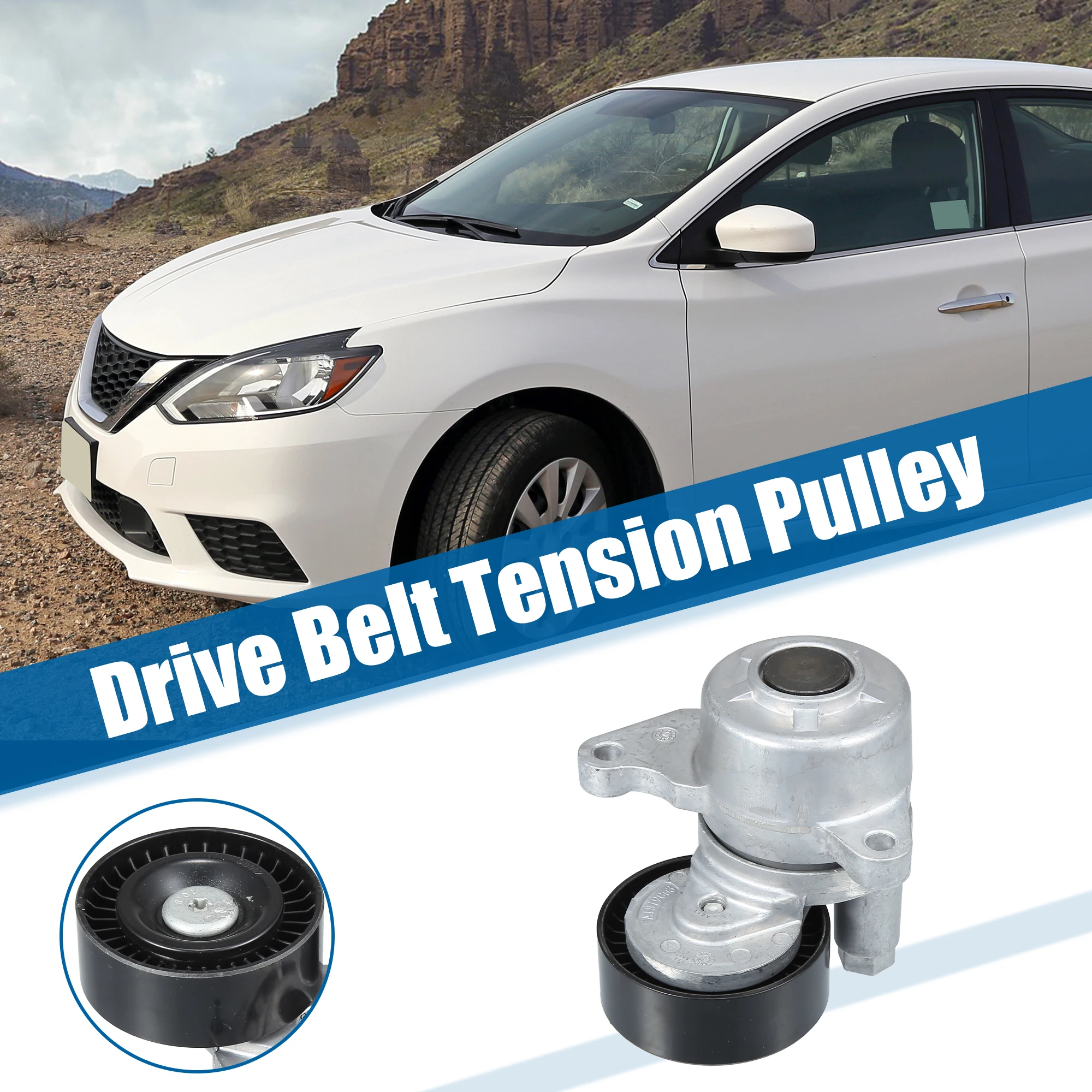 

UXCELL Car Serpentine Tensioner Assembly No.119553TA0B for Nissan Altima Base 2016-2018