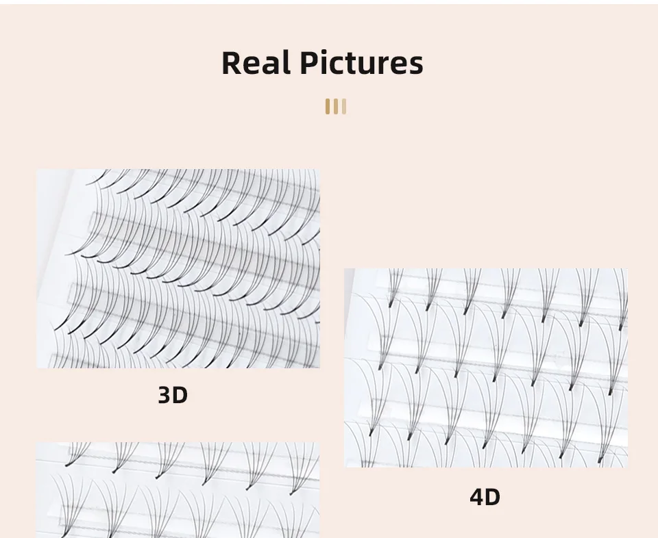 RUJADE Russische Volumenwimpern, vorgefertigte Fächer, dünne, spitze Basis, 5D, 6D, 8D, 10D, 12D, individuelle Wimpernverlängerung, falsche Wimpern-Cluster – Detail 26