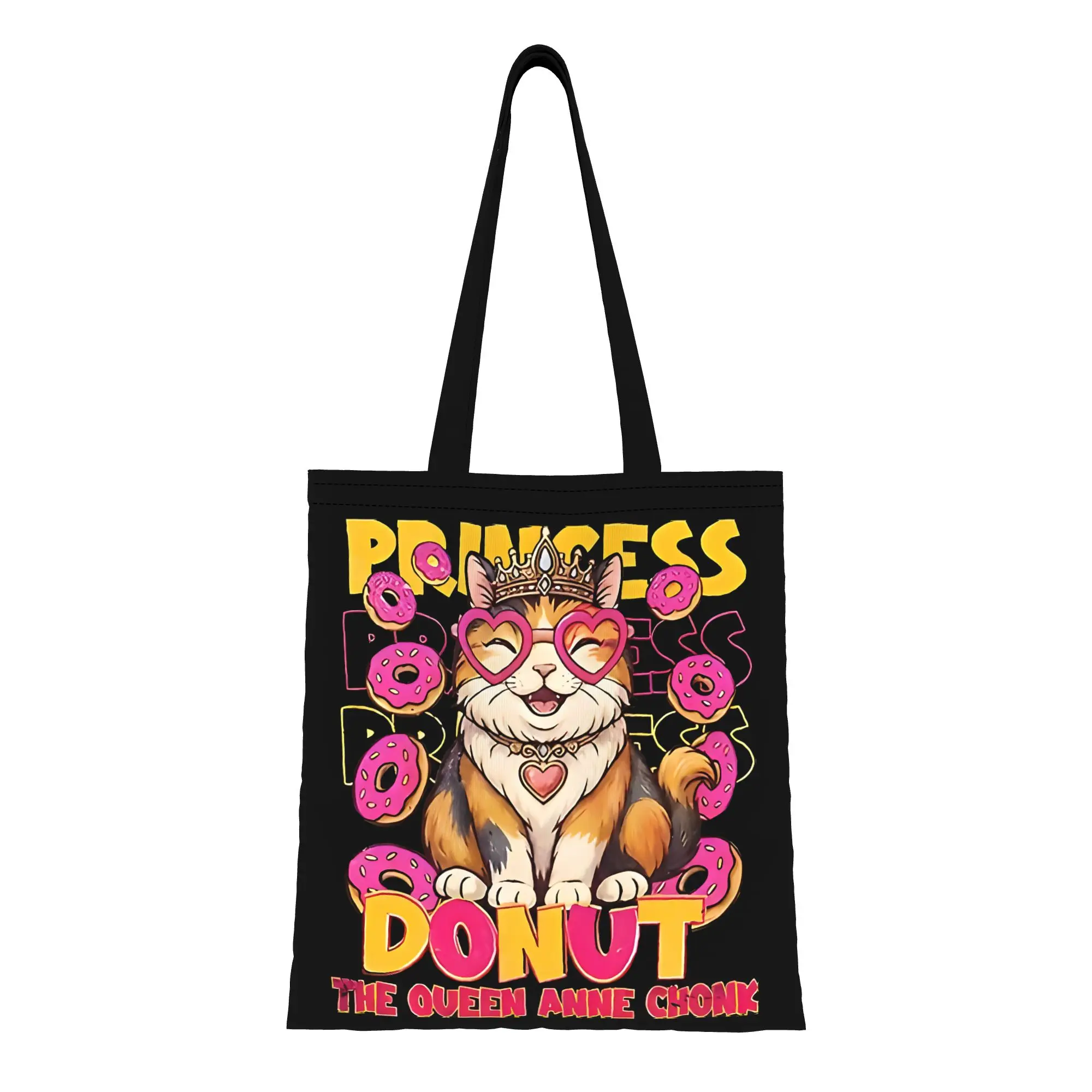 Dungeon Crawler Carl Donut The Queen Anne Chonk canvas tote bag,  casual style for daily shopping